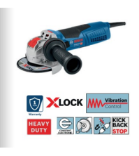 Bosch Angle Grinder with X-Lock: GWX 17-125 S