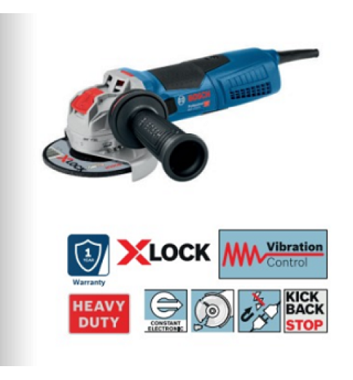 Bosch Angle Grinder with X-Lock: GWX 17-125 S