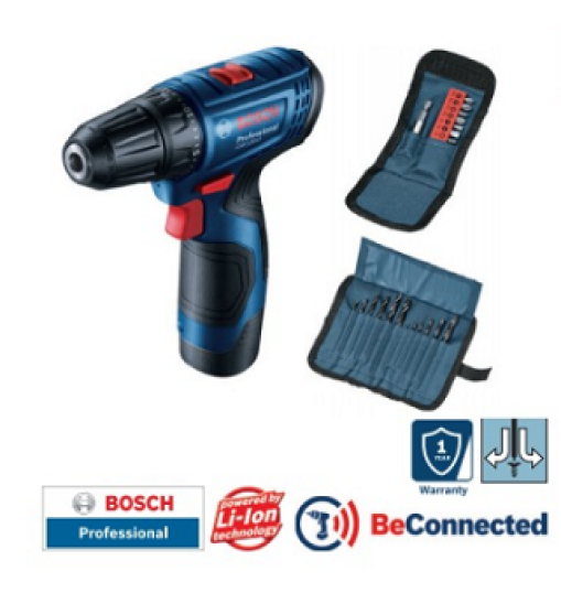 Bosch Drill Driver: GSR 120-Li Kit