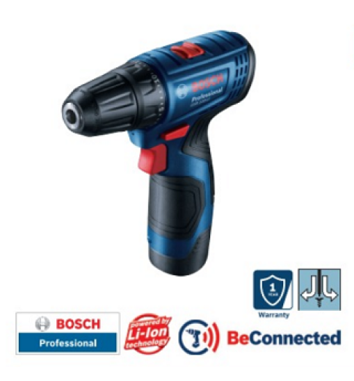 Bosch Drill Driver: GSR 120-Li (Single Battery)