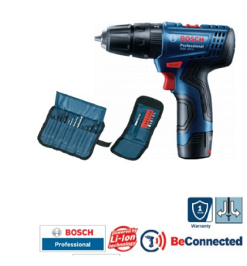 Bosch Drill Driver: GSB 120-Li Kit