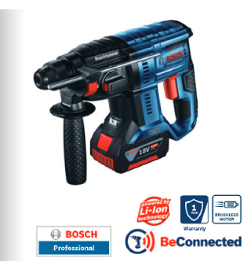 Bosch Rotary Hammer 1-2 KG GBH 180-Li